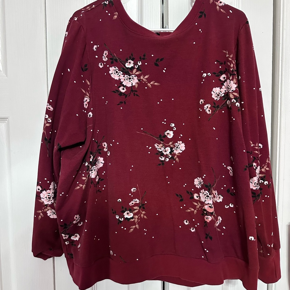 Torrid Floral Sweatshirt